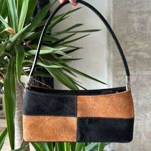 Shoulder Bag | Camell and Black | Small bag |